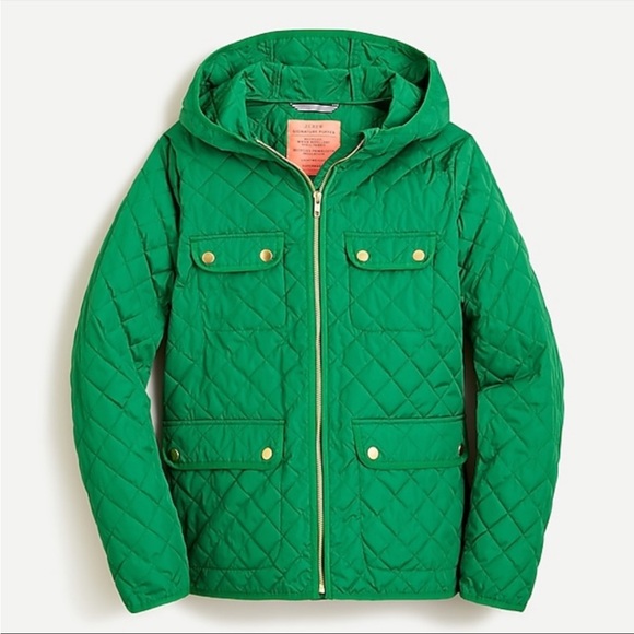 J. Crew Jackets & Blazers - J. Crew Green Quilted Primaloft Field Jacket NWT Medium